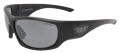 Black Flys Fly Defense Matte Black with Smoke Lens Sunglasses - Color Image
