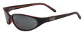 Black Flys Micro Fly Matte Black Red with Smoke Lens  Sunglasses - Color Image