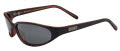 Black Flys Micro Fly Matte Black Red with Smoke Polarized Lens  Sunglasses - Color Image