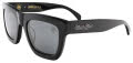 Black Flys Noodles Fly / Bandito Collab Shiny Black / Smoke Polarized Lens Sunglasses - Color Image