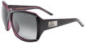 Black Flys On The Fly Shiny Black Purple / Smoke Gradient Lens Sunglasses - Color Image