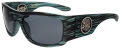 Black Flys Racer Fly Christian Fletcher Model Blue Stripe / Smoke Lens Sunglasses - Color Image