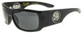 Black Flys Racer Fly Christian Fletcher Model Shiny Black / Smoke Polarized Lens Sunglasses - Color Image