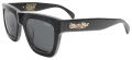 Black Flys Scummy Bandito / Bandito Collab Shiny Black / Smoke Polarized Lens Sunglasses - Color Image