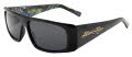 Black Flys Stoopid Flys Collab Shiny Black with Smoke Lens Sunglasses - Color Image