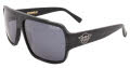 Black Flys Flycoholic Matte Black /Smoke Lens Sunglasses - Color Image