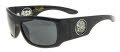 Black Flys Racer Fly Christian Fletcher Model Shiny Black /Smoke Lens Sunglasses - Color Image