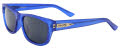 Black Flys Mc Fly Matte Crystal Blue w/ Smoke Lens Sunglasses - Color Image