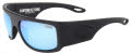 Black Flys Floating Fletcher Polarized Sunglass Matte Black w/ Blue Mirror Polarized Lens Sunglasses - Color Image