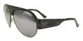 Black Flys Fly Stinger Shiny Black / Silver Mirror Lens Sunglasses - Color Image