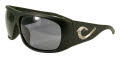 Black Flys Tahitian Hooker Matte Black / Smoke Polarized Lens Sunglasses - Color Image