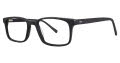 B.M.E.C. Big Mens Big Curve Black Matte Eyeglasses - Color Image
