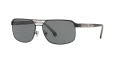 Brooks Brothers BB 4040S Matte Black-Black Horn / Grey Solid Lens (167487) Sunglasses - Color Image