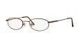 Brooks Brothers BB 491 Brown (1135S) Eyeglasses - Color Image
