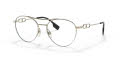 Burberry BE1354 Martha Light Gold (1109) Eyeglasses - Color Image