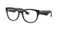 Burberry BE2410 Top-Black-On-Vintage-Check (4121) Eyeglasses - Color Image