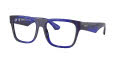 Burberry BE2411 Check-Blue (4114) Eyeglasses - Color Image