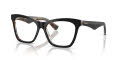 Burberry BE2416F Top Black On Vintage Check (4121) Eyeglasses - Color Image