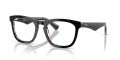 Burberry BE2417F Top Black On Vintage Check (4121) Eyeglasses - Color Image