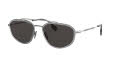 Burberry BE3106 Gunmetal-Transparent / Grey (100387) Sunglasses - Color Image