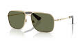 Burberry BE3159 Light Gold / Dark Green (110971) Sunglasses - Color Image