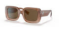Burberry BE4327F Delilah - Alternate Fit Brown / Brown Lens (317373) Sunglasses - Color Image