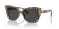 Burberry BE4393F Vintage Check/Dark Grey (377887) Sunglasses - Color Image