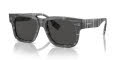 Burberry BE4394F Charcoal Check/Dark Grey (380487) Sunglasses - Color Image