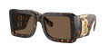 Burberry BE4406U Dark-Havana / Dark-Brown (300273) Sunglasses - Color Image