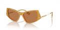 Burberry BE4408 Yellow/Dark Brown (409473) Sunglasses - Color Image