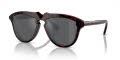 Burberry BE4417U Red Havana/Grey Mirror Silver (41036G) Sunglasses - Color Image