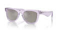 Burberry BE4426 Violet/Light Grey Mirror Silver (40956G) Sunglasses - Color Image