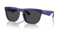 Burberry BE4431U Check Blue/Dark Grey (411487) Sunglasses - Color Image