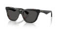 Burberry BE4435F Top Black On Vintage Check / Dark Grey (412187) Sunglasses - Color Image