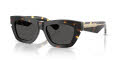 Burberry BE4454 Yellow Havana/Dark Grey (410687) Sunglasses - Color Image