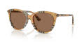 Burberry BE4455 Check Sand/Dark Brown (416373) Sunglasses - Color Image