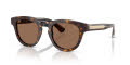 Burberry BE4477 Dark Havana/Dark Brown (420573) Sunglasses - Color Image