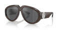 Burberry BE4479U Grey/Grey Mirror Silver (41126G) Sunglasses - Color Image