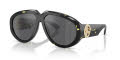 Burberry BE4479U Yellow Havana/Grey Mirror Silver (41066G) Sunglasses - Color Image