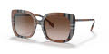 Burberry BE4323 Brown Check / Gradient Brown (400513) Sunglasses - Color Image