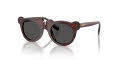 Burberry Kids JB4355 Check Red / Dark Grey (411587) Sunglasses - Color Image