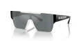 Burberry Kids JB4387 White/Grey Mirror Black (40496G) Sunglasses - Color Image