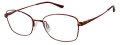 CHARMANT Titanium Perfection CT 29233 Burgundy Eyeglasses - Color Image