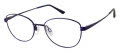 CHARMANT Titanium Perfection CT 29234 Blue Eyeglasses - Color Image