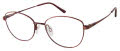 CHARMANT Titanium Perfection CT 29234 Red Eyeglasses - Color Image