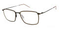CHARMANT Titanium Perfection CT 16718 Brown Eyeglasses - Color Image