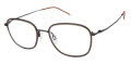 CHARMANT Titanium Perfection CT 16719 Light Brown Eyeglasses - Color Image