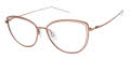 CHARMANT Titanium Perfection CT 16721 Beige Eyeglasses - Color Image