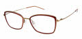 CHARMANT Titanium Perfection CT 16722 Brown Eyeglasses - Color Image