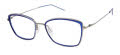 CHARMANT Titanium Perfection CT 16722 Silver Eyeglasses - Color Image